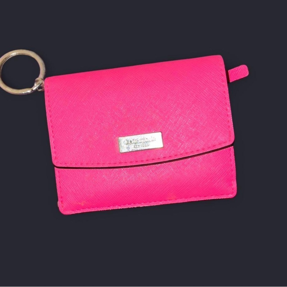 Kate Spade Vibrant Pink Keyring Wallet